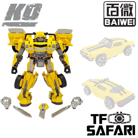 4th party BW BAIWEI TW1032 TW-1032 KO Studio Series SS100 SS-100 RotB Rise of the Beasts Bumblebee 17cm / 6.7"