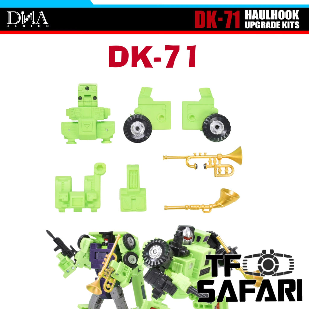【Pre-Order】DNA Design DK-71 DK71 Upgrade Kits for Studio Series 86 SS86 Devastator Long Haul & Hook