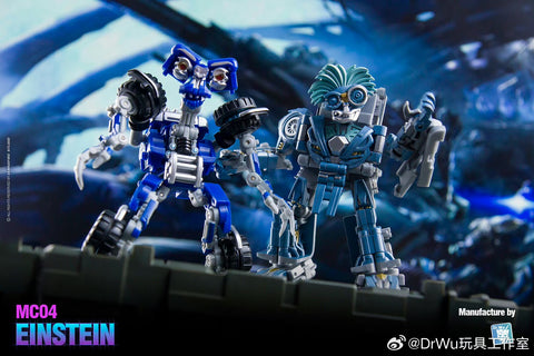 Dr.Wu & Mechanic Studio Movie Collector MC04 MC-04 Einstein ( Brains Legends Class fit to SS series) Dr Wu  8cm / 3.15"