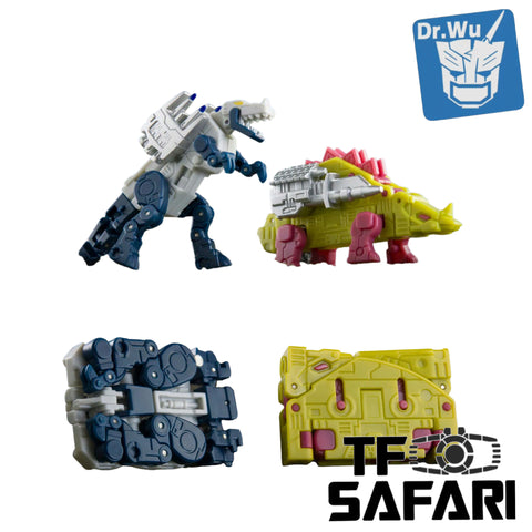 Dr.Wu DW-E61 Brutality & Slaugher (Slugfest and Overkill, 2 in 1 Mini-Cassette Warriors ) for WFC Siege Soundwave / Blaster Dr Wu
