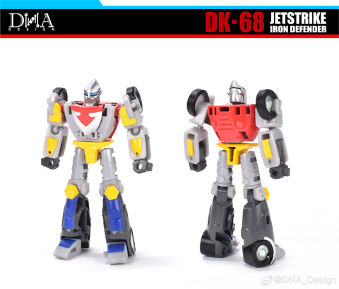 【Pre-Order】DNA Design DK-68 DK68 Jetstrike Iron Defender (Repainted G1 Wheelie)