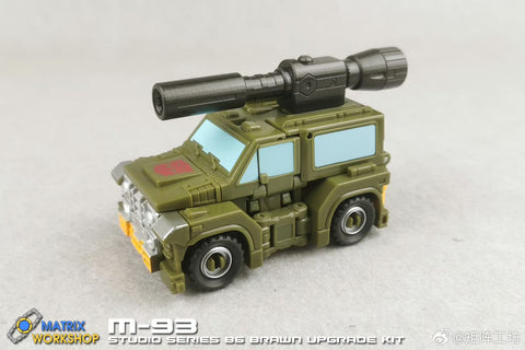 Matrix Workshop M93 M-93 Weapon set (Guns / Sword) for Studio Series 86 SS86 Brawn Upgrade Kit