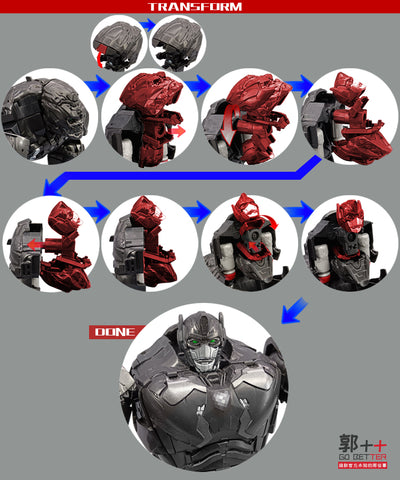 Go Better Studio GX-59 GX59 Gap fillers for Takara Tomy Exclusive Beast Awakening ROTB Optimus Primal Jap.Version Upgrade Kit