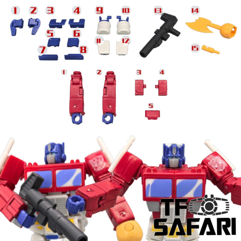【Incoming】Go Better Studio GX-73R / GX-73B GX73R / GX73B Upgrade Kit / Gap fillers for Studio Series Devastation Optimus Prime Upgrade Kit