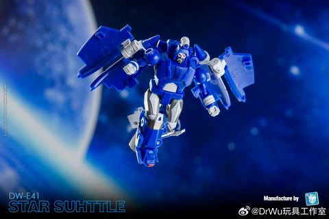 Dr.Wu & Mechanic Studio Extreme Warfare DW-E40 Red Tank (Warpath) / DW-E41 Star Shuttle (Scourge)  2 in 1 set 4.5cm