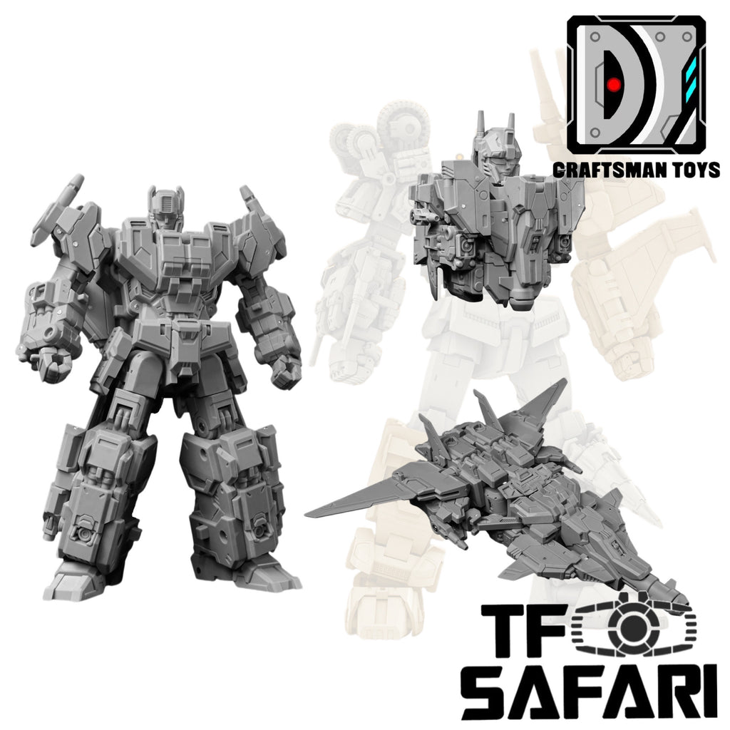 【Pre-Order】Craftsman Toys Dajiangshe DJS-02C DJS02C Razer / Tacticlord Combiner ( IDW G1 Scattershot / Computron Combiner / Technobot) 13.5cm / 5.3"