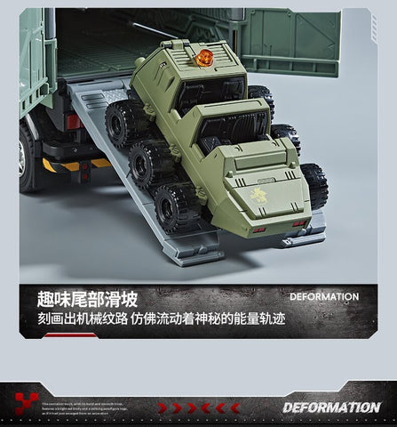 4th Party WJ WEISHUANG MPP10 MPP-10 Commander ( W8036 Oversized MP10 Optimus Prime) EVA Version with Trailer 32cm / 12.6"
