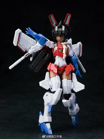 Iron Factory IF G-01 G01 Girls 01 Starwing Starscream Animed Figure（Mecha Girl Starscream) Non Transformable