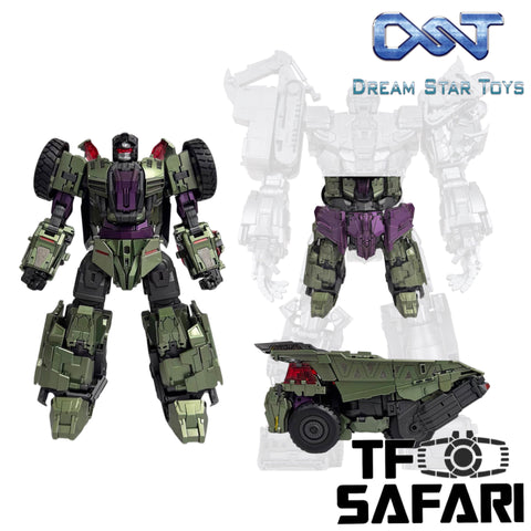 Dream Star Toys  DST02-003 DST02003 Load Warrior ( Long Haul, Constructicon, Devastator Combiner) DreamStarToys Metallic Version 24.5 cm / 9.6"