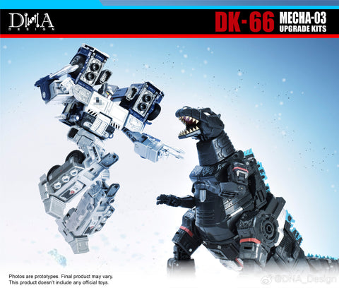 DNA Design DK-66 DK66 Upgrade Kits for Mecha-03 MechaGodzilla (T-Spark MFS-3 Synergenex )