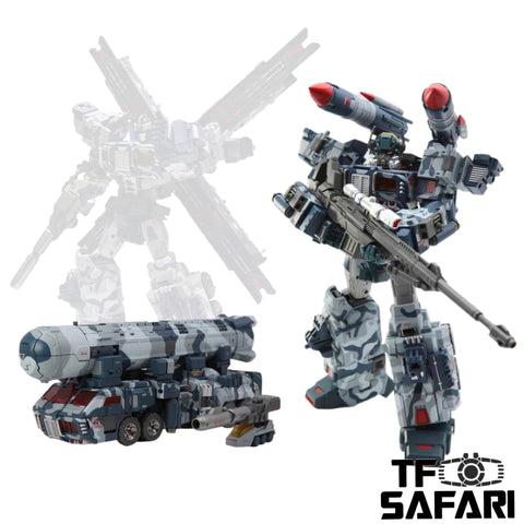 TFC Toys STC-01P  STC01P ST Supreme Tactical Commander Rolling Thunder (Optimus Prime) Winter version 29cm / 11.5"