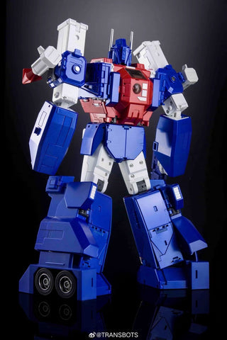 XTransbots MX-22M MX-XXIIM MX22M Commander Stack ( Ultra Magnus )  Metallic Painting Version X-transbots 27cm / 10.7"