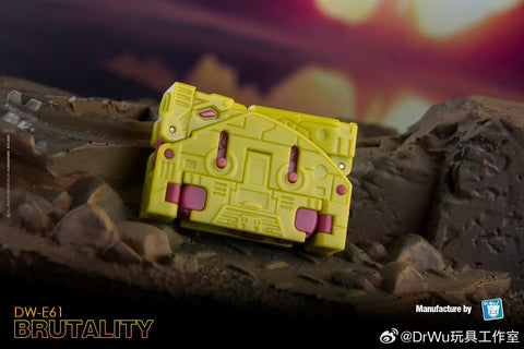 Dr.Wu DW-E61 Brutality & E62 Slaugher (Slugfest and Overkill, 2 in 1 Mini-Cassette Warriors ) for WFC Siege Soundwave / Blaster Dr Wu