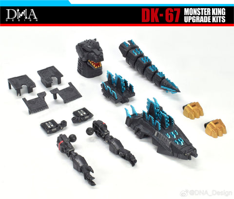 【Pre-Order】DNA Design DK-67 DK67 Upgrade Kits for Monster King (Megatron Type Godzilla Synergenex)