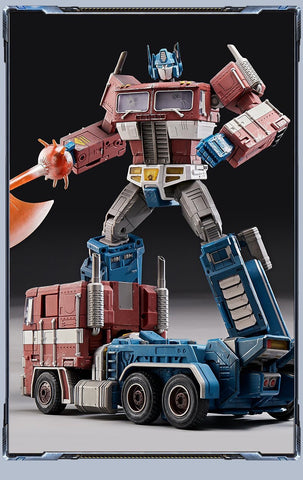 4th Party WJ WEISHUANG MPP10 MPP-10 Commander ( W8019E Oversized MP10 Optimus Prime) Battle Damaged Version 32cm / 12.6"
