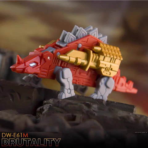 Dr.Wu & Mechanic Studio DW-E61M Brutality & E62M (Slugfest and Overkill, 2 in 1 Mini-Cassette Warriors ) Shattered Glass Version for WFC Siege Soundwave / Blaster Dr Wu