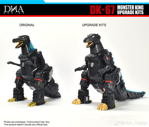 【Pre-Order】DNA Design DK-67 DK67 Upgrade Kits for Monster King (Megatron Type Godzilla Synergenex)