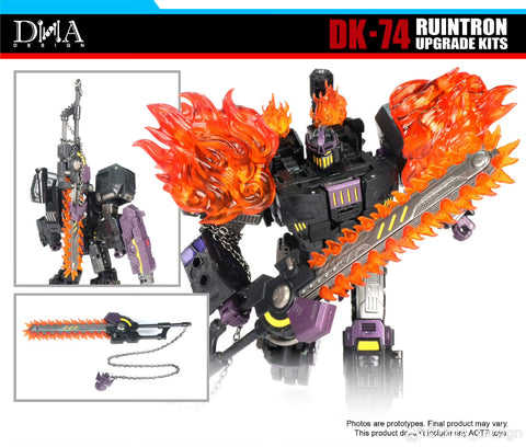 【Pre-Order】DNA Design DK-74 DK74 Ruintron Upgrade Kits  for Age of the Primes AoP Megatronus The Fallen