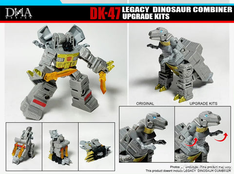 【Pre-Order】DNA Design DK-47 DK47 Upgrade Kits for Legacy Dinosaur Combiner / Volcanicus