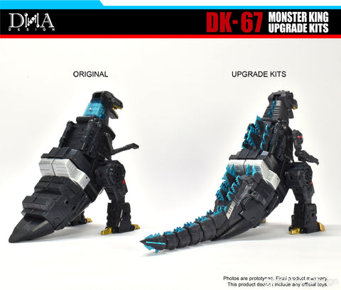 【Pre-Order】DNA Design DK-67 DK67 Upgrade Kits for Monster King (Megatron Type Godzilla Synergenex)