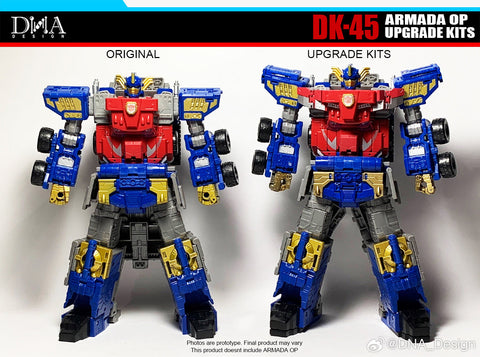 DNA Design DK-45 DK45 Upgrade Kits for Legacy Evolution Armada Universe Optimus Prime