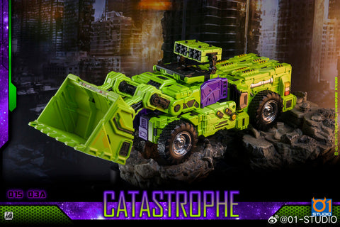 01-Studio 01S03A 01S-03A Catastrophe Desolator Combiner (Scrapper Devastator Combiner) 26cm / 10.3"
