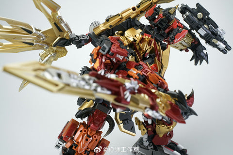 Cang Toys Cang-Toys CY-Mini 01 / 02 /03 / 04 / 05 / 06  Mini Chiyou ( Predaking ) Combiner 10cm / 4"