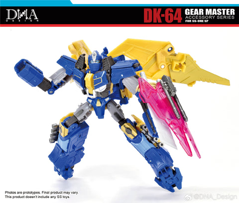 【Pre-Order】DNA Design DK-64 DK64 Gear Master Accessory Series Upgrade Kits for SS-One SP Studio Series Sentinel Prime