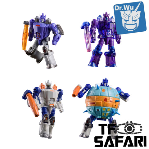 Dr.Wu & Mechanic Studio Extreme Warfare DW-E01S / E01M / E01C Destroy Emperor (Galvatron) / DW-E29 Destroy Planet Legends Class 2 in 1 set 6cm / 4.6"