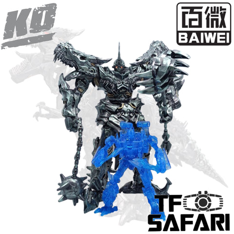 4th party BW BAIWEI TW1101 TW-1101 KO Studio Series SS-07 SS07 Grimlock with OP (Blue Transparent Version)34cm / 13.5"