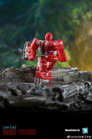 Dr.Wu & Mechanic Studio Extreme Warfare DW-E40 Red Tank (Warpath) / DW-E41 Star Shuttle (Scourge)  2 in 1 set 4.5cm