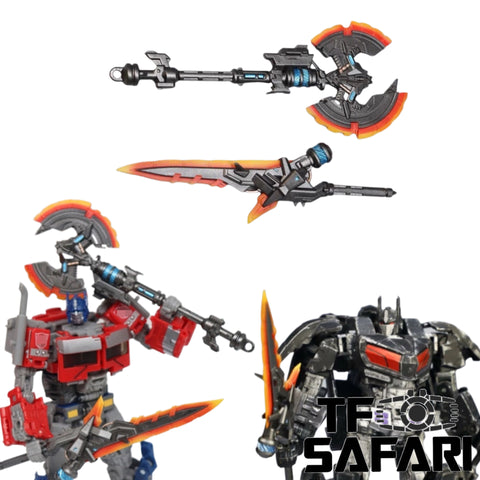 ACHAI Studio ACH02 ACH-02 Weapon set for Studio Series Gamer Edition SS GE Optimus / Nemesis Prime Upgrade Kit (Painted)