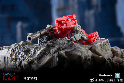 Dr.Wu & Mechanic Studio Extreme Warfare DW-E37 Leap (Cliffjumper) / DW-E38 Pulse Gun (Shockwave) 2 in 1 set 4.5cm