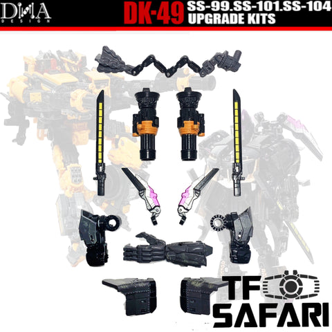 DNA Design DK-49 DK49 Upgrade Kits for Studio Series SS-99 Battletrap, SS-101 Scourge & SS-104 Nightbird