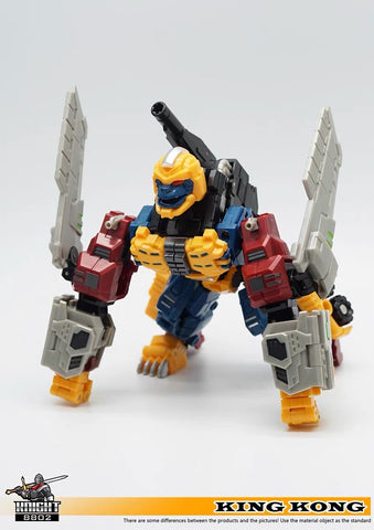 4th party Kight 8802 / 8802B Captain Gorilla King Kong Beast War Optimal Optimus (KO Iron Factory EX43 Primal Commander) 15cm / 6"