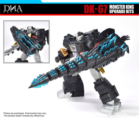 【Pre-Order】DNA Design DK-67 DK67 Upgrade Kits for Monster King (Megatron Type Godzilla Synergenex)