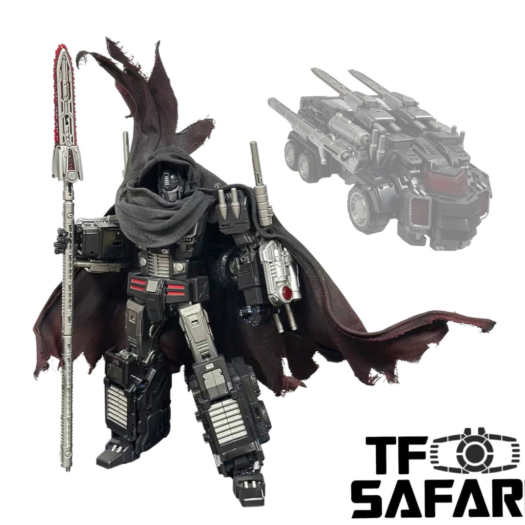 Limetoys Lime Toys HR02 HR-02 LT02 LT-02 Ares(Oversized KO MMC R48 R-48 Optus Prominon) Nemesis Prime Dark Version 25cm / 10"