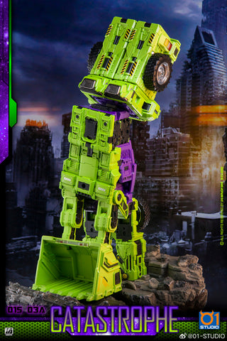 01-Studio 01S03A 01S-03A Catastrophe Desolator Combiner (Scrapper Devastator Combiner) 26cm / 10.3"