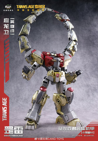 【Pre-Order】Cang Toys Cang-Toys TA-HYL004 TAHYL004 Brontosolid (Sludge, Volcanicus) Dinobot Combiner Hero Class 18cm / 7"