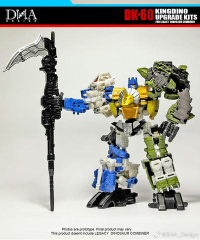 DNA Design DK-60 DK60 Upgrade Kits for Kingdino Combiner (United Dinobot Dinoking Multipack)