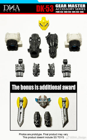 DNA Design DK-53 DK53 Upgrade Kits for Studio Series SS-100 Bumblebee & SS-105 Mirage & SS-108 Wheeljack