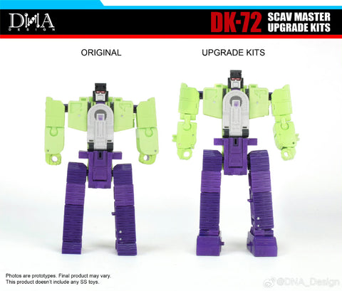 【Pre-Order】DNA Design DK-72 DK72 Upgrade Kits Scav Master for Studio Series 86 SS86 Devastator Scavanger & Mixmaster