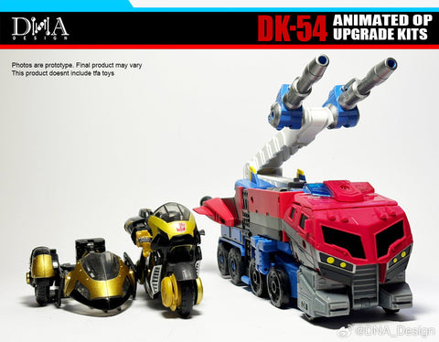 DNA Design DK-54 DK54 Upgrade Kits for 08 Animated Optimus Prime OP