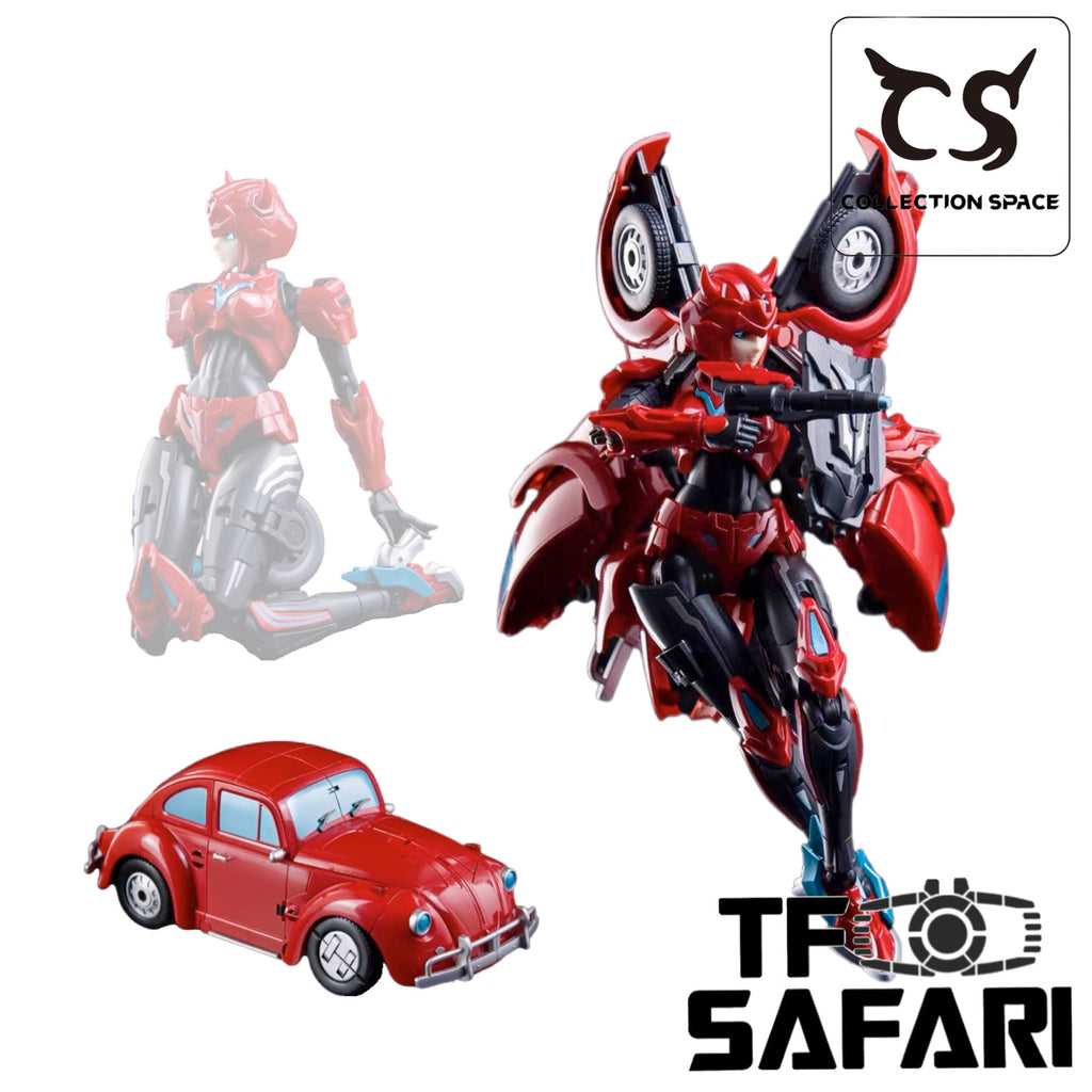 Collection Space CS-02 CS02 Transformable Bishoujo Little Red (Cliffjumper Mecha Girl) 17.5cm / 6.9"