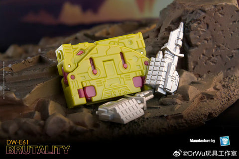 Dr.Wu DW-E61 Brutality & E62 Slaugher (Slugfest and Overkill, 2 in 1 Mini-Cassette Warriors ) for WFC Siege Soundwave / Blaster Dr Wu