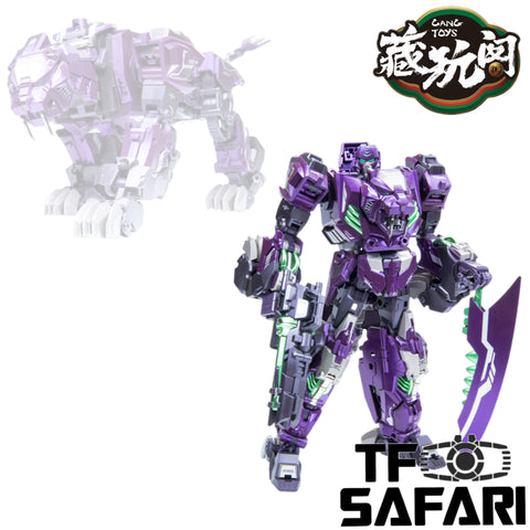【Pre-Order】Cang Toys Cang-Toys CT-Chiyou-01X X-Ferocious (Rampage, Feral Rex) Predaking Combiner Dark Version 23cm / 9"