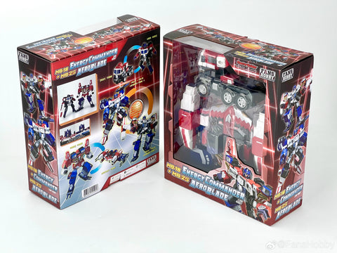 FansHobby FH MB-18 + MB-25 / MB18 + MB25 Energy Commander and Energon Wing(Armada Universe Energon Optimus Prime & Saber) 2 in 1 pack 24cm / 9.5"
