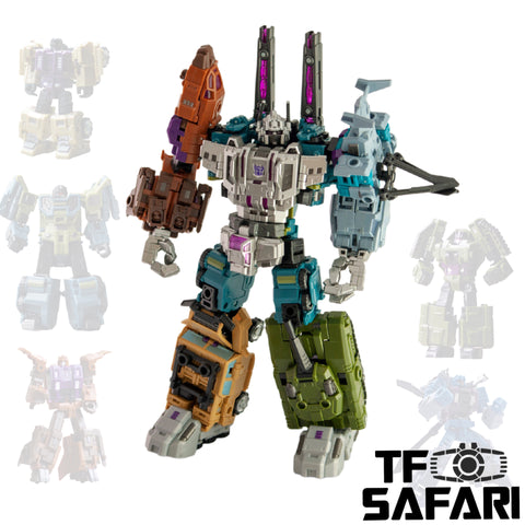 Pocket Toys PL-0 PL0 PT-05 PT05 Ruiner B. 5 in 1 (Bruticus, KO Iron Factory EX-22 EX22 War Giant) 28cm