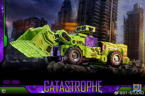 01-Studio 01S03A 01S-03A Catastrophe Desolator Combiner (Scrapper Devastator Combiner) 26cm / 10.3"