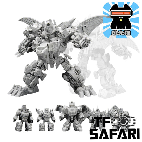 【Pre-Order】Jiguangmao Light Cat JGM-SKP02  Steel Kiddy Party Mini Asura (G1 Volcanicus) 17cm / 6.7"
